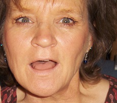 My grandson took this picture in 2011. Dang my eyelashes were long! I'll have to remember what I was doing back then.
