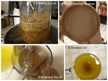 infusing oil steps