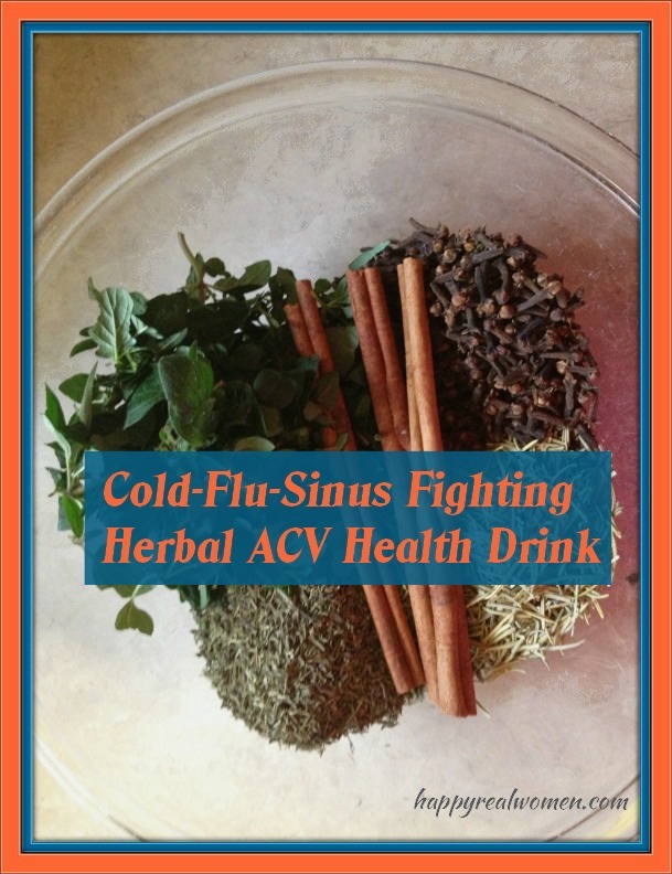 cold flu sinus fighting herbal acv health drink