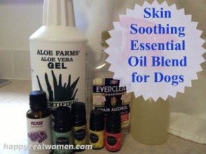 skin soothing essential oil blend for dogs